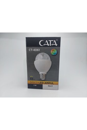 Cata Ct-4061 3 W Tasarruflu Rgb E27 Armut Led Ampül