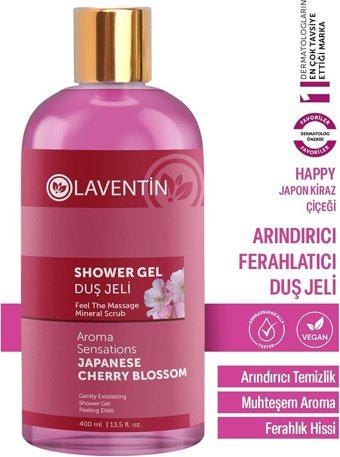Laventin Japon Kiraz Çiçeği Nemlendirici Duş Jeli 400 ml
