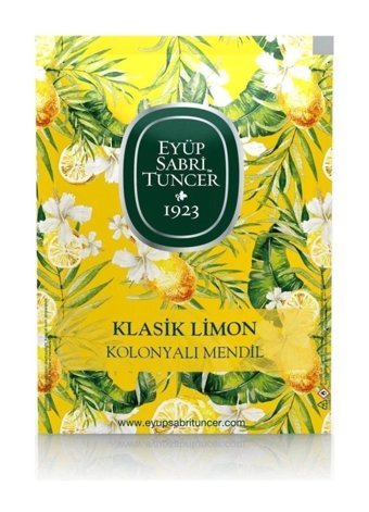 Eyüp Sabri Tuncer Klasik Limon Kolonyalı 50 Yaprak Islak Mendil