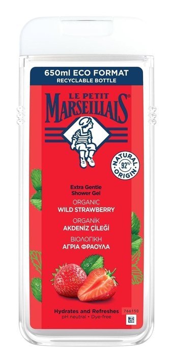 Le Petit Marseillais Akdeniz Çileği Duş Jeli 3x650 ml