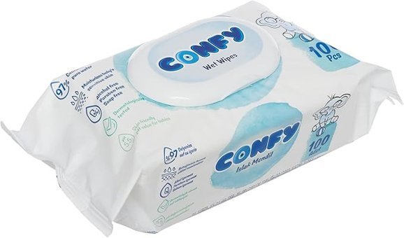 Confy Soft Care Sensitive 100 Yaprak 12'li Paket Islak Mendil