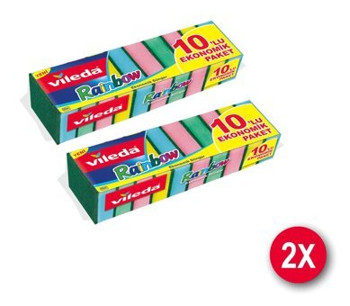 Vileda Oluklu 20'li Bulaşık Süngeri