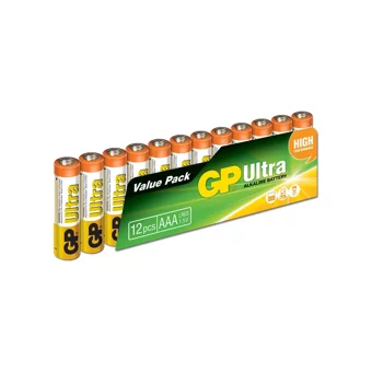 GP Ultra Gp24Au LR03 1.5 V Alkalin AAA / İnce Kalem Pil 12'li
