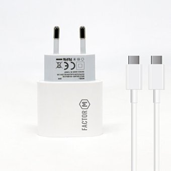 Factor M PD20W Universal Type-C Kablolu 20 W Hızlı Şarj Aleti Beyaz