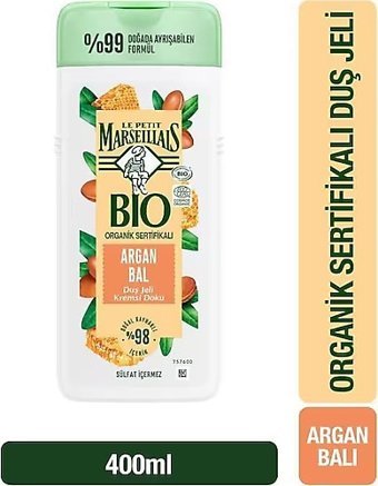 Le Petit Marseillais Argan Yağlı Nemlendirici Duş Jeli 400 ml