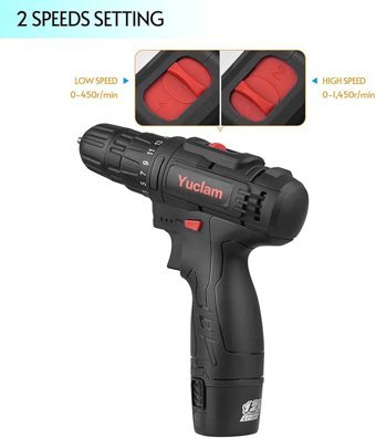 Lifcasual 600 W 12 V Darbeli Elektrikli Akülü Matkap