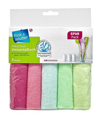 Flink Sauber Toz Alma 5'li Mikrofiber Temizlik Bezi