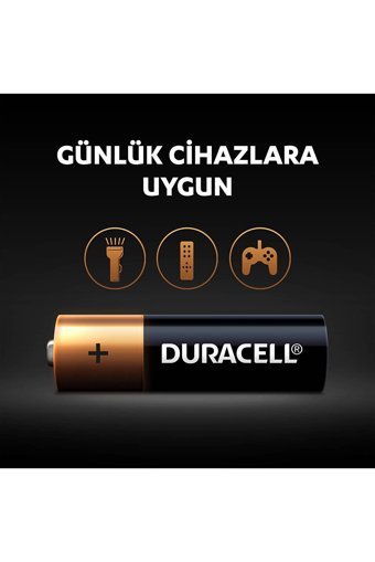 Duracell Basic LR06 1.5 V Alkalin AA / Kalem Pil 10'lu