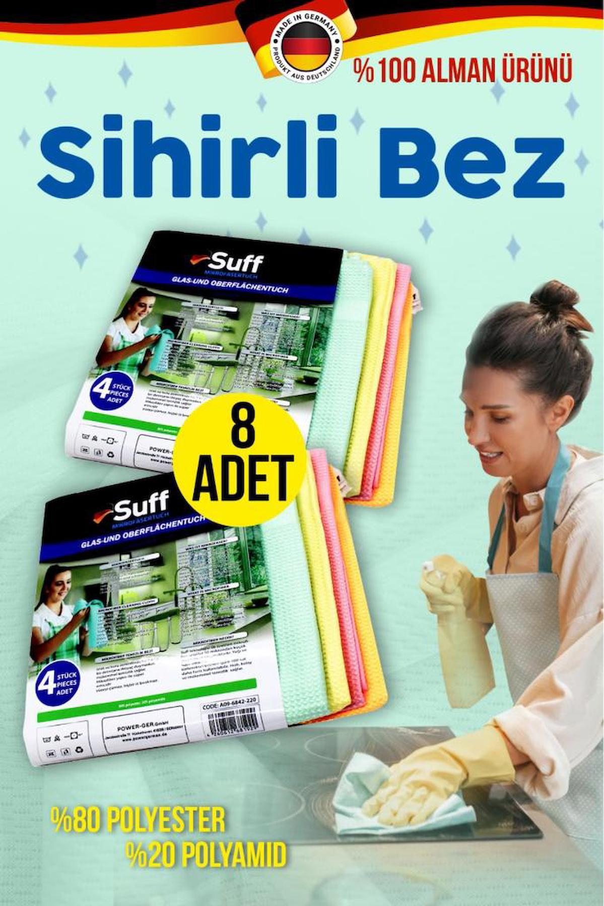 Suff 8'li Mikrofiber Temizlik Bezi
