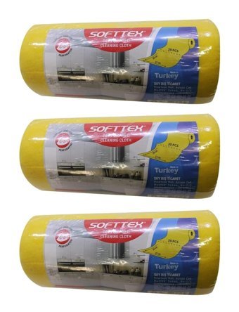 Softtex Rulo 3'lü Temizlik Bezi