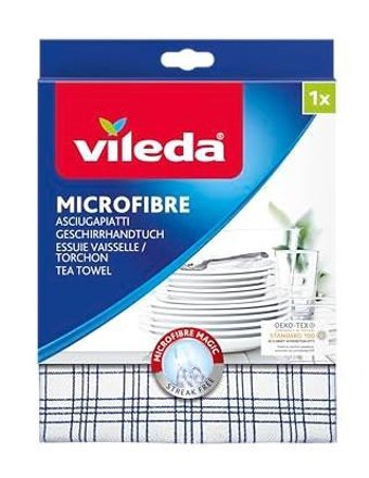 Vileda Bulaşık Tekli Mikrofiber Temizlik Bezi
