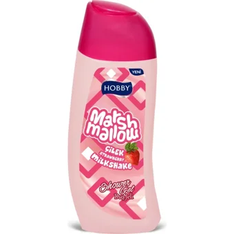 Hobby Çilekli Marshmallow Nemlendirici Duş Jeli 500 ml