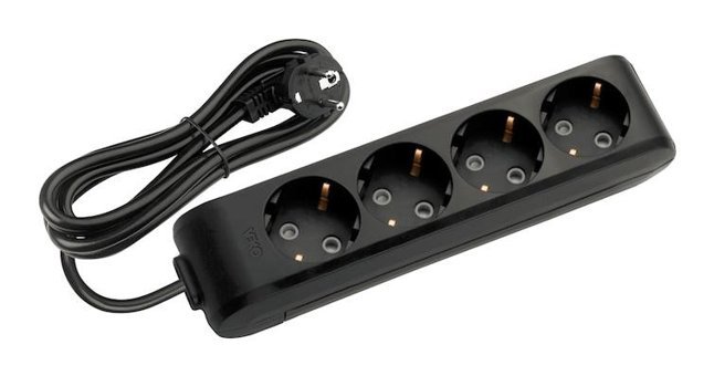 Viko Multi-Let 90133405 4'lü 5 m USB Kablolu Tekli Akım Korumalı Priz