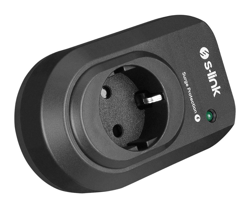 S-Link SL-06 Tekli USB Kablosuz Tekli 450 J Akım Korumalı Priz