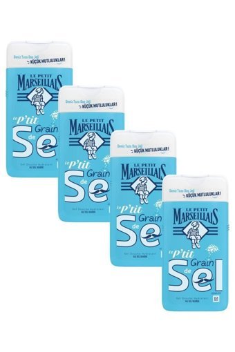 Le Petit Marseillais Bal Deniz Tuzu Duş Jeli 4x250 ml