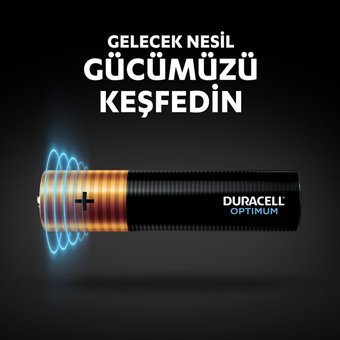 Duracell Optimum LR03 1.5 V Alkalin AAA / İnce Kalem Pil 4'lü