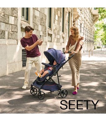 Chicco Florence Beıge Çift Yönlü Katlanabilir 360 Derece Dönen Tam Yatar Bebek Arabası Bej