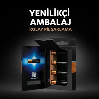 Duracell Optimum LR03 1.5 V Alkalin AAA / İnce Kalem Pil 4'lü