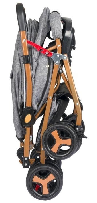 Tommy Baby Classic Çift Yönlü Katlanabilir 360 Derece Dönen Tam Yatar Bebek Arabası Siyah