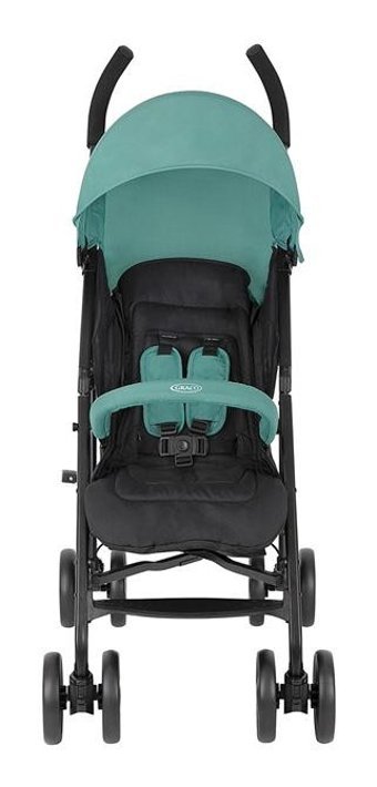 Graco Travelite Katlanabilir 360 Derece Dönen Tam Yatar Baston Bebek Arabası Mint Yeşili