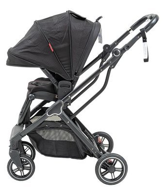 Baby2Go London Çift Yönlü Katlanabilir 360 Derece Dönen Tam Yatar Bebek Arabası Mavi