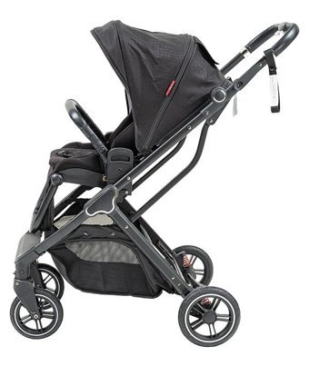 Baby2Go London Çift Yönlü Katlanabilir 360 Derece Dönen Tam Yatar Bebek Arabası Mavi