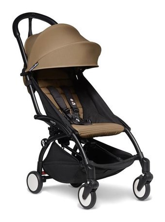 Babyzen Yoyo 6+ Katlanabilir 360 Derece Dönen Tam Yatar Bebek Arabası Kahverengi