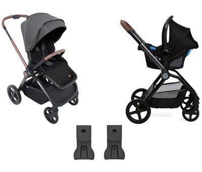 Chicco Duo Mysa Travel Çift Yönlü Katlanabilir 360 Derece Dönen Tam Yatar Travel Sistem Bebek Arabası Siyah
