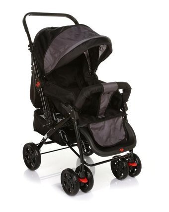Very Important Baby Çift Yönlü Katlanabilir 360 Derece Dönen Tam Yatar Bebek Arabası Siyah