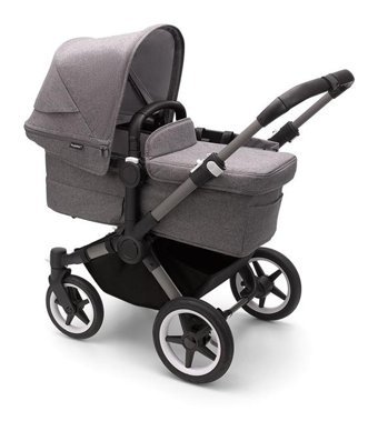 Bugaboo Donkey 5 Katlanabilir 360 Derece Dönen Tam Yatar Puset Bebek Arabası Gri