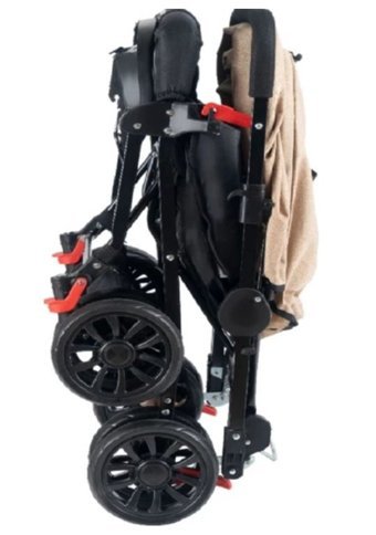 Let's Go Baby Çift Yönlü Katlanabilir 360 Derece Dönen Tam Yatar Bebek Arabası Mavi