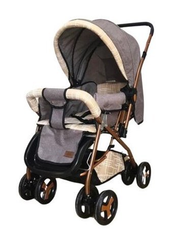Jusso Dido Comfort Çift Yönlü Katlanabilir 360 Derece Dönen Tam Yatar Bebek Arabası Bej