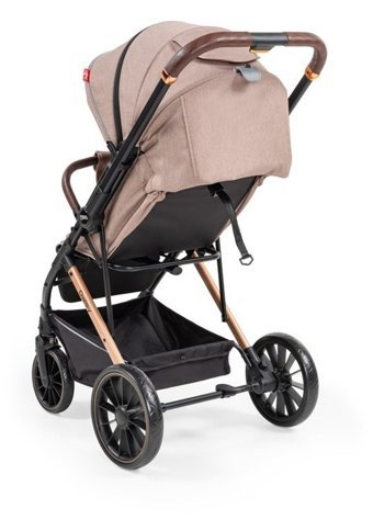 Baby2Go Daisy Çift Yönlü Katlanabilir 360 Derece Dönen Tam Yatar Bebek Arabası Siyah