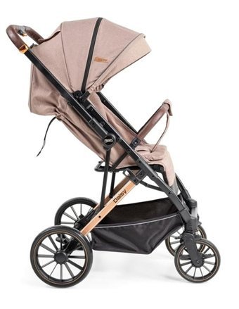 Baby2Go Daisy Çift Yönlü Katlanabilir 360 Derece Dönen Tam Yatar Bebek Arabası Siyah