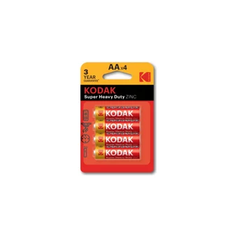 Kodak Super Heavy Duty Zınc LR06 1.5 V 1050 mAh Çinko AA / Kalem Pil 4'lü