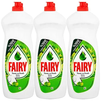 Fairy Elma Kokulu El Bulaşık Deterjanı 3x650 ml