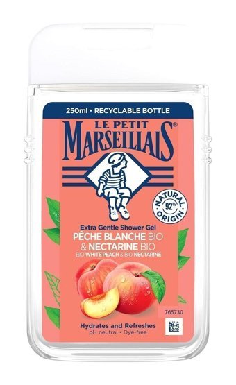 Le Petit Marseillais Beyaz Şeftalili Nektarin Duş Jeli 2x250 ml