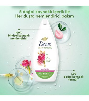 Dove Lotus Pirinç Sütü Duş Jeli 500 ml