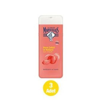 Le Petit Marseillais Beyaz Şeftalili Nektarin Duş Jeli 3x400 ml