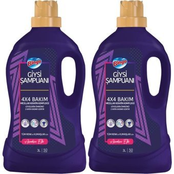 Bingo Arındırıcı Tüm Renkler İçin 100 Yıkama Sıvı Deterjan 2x3 lt