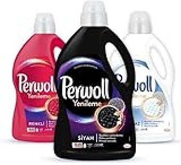 Perwoll Yenileme Hassas Bakım Tüm Renkler İçin 150 Yıkama Sıvı Deterjan 3x3 lt