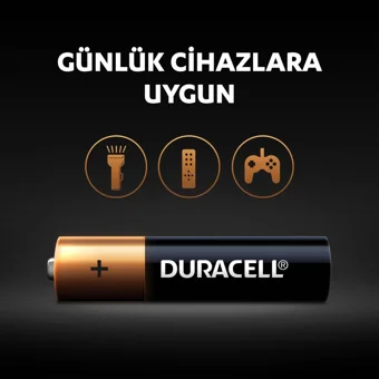 Duracell Alkalin AAA / İnce Kalem Pil 30'lu