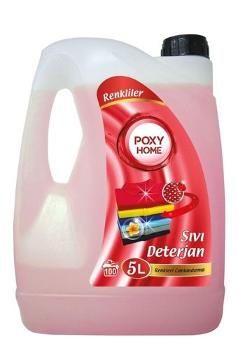 Poxy Renkliler İçin 100 Yıkama Sıvı Deterjan 5 lt