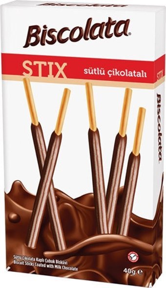 Biscolata Stix Çikolatalı Bisküvi 40 gr