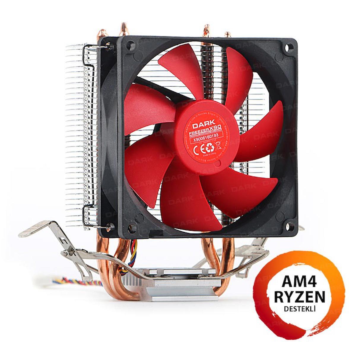 Dark DKCCX90 4 Pin 1 Fanlı Fan Soğutmalı Masaüstü İşlemci Soğutucu