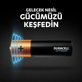 Duracell Optimum LR6 1.5 V Alkalin AA / Kalem Pil 6'lı
