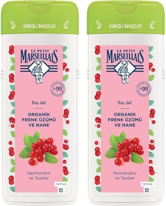 Le Petit Marseillais Frenk Üzümü Nane Duş Jeli 2x400 ml