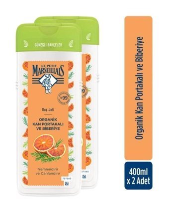 Le Petit Marseillais Kan Portakalı Biberiye Duş Jeli 2x400 ml