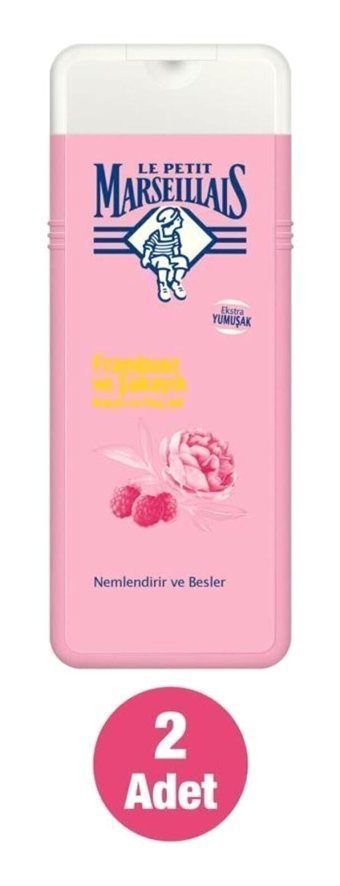 Le Petit Marseillais Frambuaz Şakayık Duş Jeli 2x400 ml