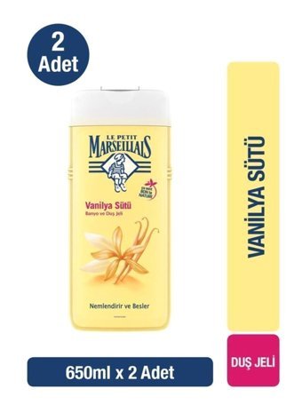 Le Petit Marseillais Vanilya Sütü Duş Jeli 2x650 ml